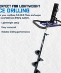 K-Drill and Strikemaster Lite-Flite To Drill Plate Adapter For Power Auger Setup Built Tough Corrosion Resistant Steel