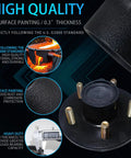 High quality finish on Trailer Hub Kit 5 Bolt 4.5 Inch 2000 Lb Axle Preinstalled And Lubricated Includes L44649 Bearings