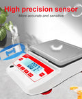 Pro Grade Ultra Precise Lab Scale 5000G X 0.01G Digital Balance With 0.01G Accuracy For Lab Use on countertop