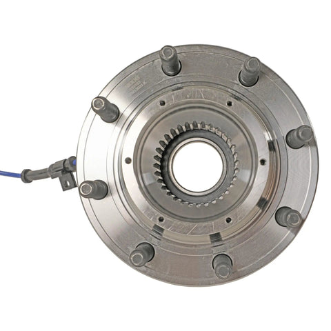 Heavy Duty Front Wheel Bearing And Hub Assembly For 2017 To 2019 Ford F 250 And F 350 Super Duty 4wd view from above