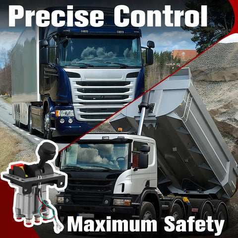 Power Take Off PTO Hoist Air Shift Control Valve With Brighter Light And Plug And Play Push To Connect Fittings For Dump Truck Hydraulic System PTO Switch Included Compatible With AV295 32838879X 90 Series illustration