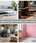 Image showing usage of VF4000 Replacement H13 HEPA Filter For Wet Dry Shop Vacuums 5 To 20 Gallon Standard Size in various spaces