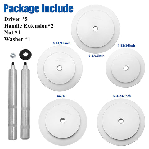Pro Grade Heavy Duty Truck Hub Seal Installer Kit With Bearing Race And Seal Driver Set For Class 7 And Class 8 Trucks