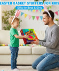 Child receiving Toss And Catch Ball Set For Kids Outdoor Yard Games Beach Toy With 4 Paddles And 4 Balls Upgraded Durable Version