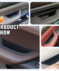 Front Left Door Handle Pull Trim For BMW X3 F25 X4 F26 2010 2017 Driver Side Armrest Cover Black ABS Replacement