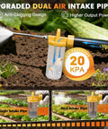 Diatomaceous Earth Powder Duster With Adjustable 4 Ft Sprayer No Sweat Pump Powered For Effortless Application in garden use