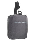 Definition Mask 2 Dive Bag For Scuba Gear With Recycled Two Tone Gray Fabric And Blue Accents Rainproof YKK Zipper