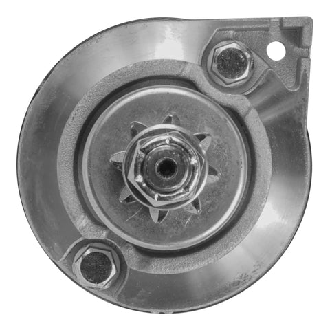 Close-up of the gear mechanism on the Outboard Starter For Mercury 150HP XR2 XR4 1978-1991 Marine Engines High-Performance Electric Starter.