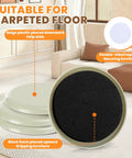 Heavy Duty Carpet Furniture Sliders Set Eight Pack For Easy Glide No Sweat One Person Move Chair Leg Floor Protectors Sofa Couch