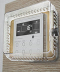 Lockable Thermostat Cover Box With Key For Wall Mount HVAC Control Panel Protects Your AC And Heating Unit Clear Plastic Lock Box