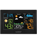 Wireless Color Weather Station With Digital Forecast And Trend Arrows Monitors Indoor And Outdoor Temperature And Humidity Auto Daily High And Low Records No Fuss Setup For Real Time Weather Updates