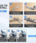 Installation steps for Manual Rebar And Wire Bender For Steel Construction Desktop Workbench Bending Tool DIY Friendly