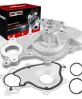Premium Engine Water Pump With Beefy Three Bolt Pulley Flange Direct Bolt Fit For Ford F150 Expedition Lobo Transit Lincoln Navigator 2011 Through 2020 with gaskets and box.