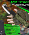 10 Inch EDC Pry Bar Multitool With Wrenches Crowbar Nail Puller Bottle Opener Chisel Blade Paracord Grip. Gloved hand holding tool.
