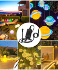 Beefy 12V 2A IP67 Waterproof DC Power Adapter With 5.5x2.5mm Plug, UL Certified, Wide 100-240V AC Input, Rugged Outdoor Ready Power Supply For LED Strips, Cameras, And Electronics, DIY Friendly, Waterproof Build For Tough Environments. Black AC adapter shown with outdoor LED garden lights