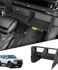 Toyota Land Cruiser Prado 250 Center Console Organizer Tray For 2024 2025 2026 ABS Water Resistant Storage Box shown in car interior