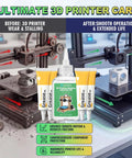 Dual 60ml Lubricating Oil And 4x10g Grease 3D Printer Maintenance Kit for Bambu Lab X1C A1 Mini P1S P1P Accessories in use