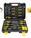 43 Piece Magnetic Screwdriver Set With Sturdy Carry Case And 25 Bit Kit Includes Slotted Phillips Torx Hex Pozidriv Drivers