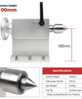 Killer Performance Cnc Rotary Fourth Axis K12 130Mm 4 Jaw Chuck Dividing Head Closed Loop Servo Motor 4 5Nm Torque 100Mm Tailstock with 100mm Height