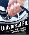 Using Pro Grade Quick Connect Tire Inflator Chuck Accessory Open Type Universal Valve Fit for Fast No Fuss Attachment