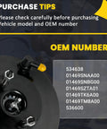 Rugged Vacuum Power Brake Booster Assembly For Honda Civic Acura Csx Fit CR Z And Insight showing OEM numbers and purchase tips.