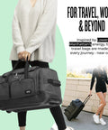 49L rolling travel duffle bag in Solo New York style for gym and travel