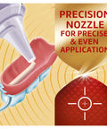 Power Max Hold Denture Adhesive Cream for Super Strong Hold with precision nozzle and even application on dentures illustration