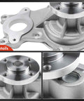 Engine Water Pump With Gasket Replacement For Ford F-150 2011-2016 Expedition 2015-2017 Transit-150 250 350HD 2015-2019 Lincoln Navigator 2015-2017 4-Bolt Pulley Flange Fits showing details