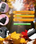 36V Twist Throttle Grip Replacement With LCD Voltage Display And Cruise Control Button details in autumn background
