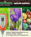Digital Soil pH Meter For Easy Garden Testing With Instant Readouts From 3.5 To 9.0, Soil Only Design, flower and vegetables