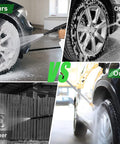 Comparison of car cleaning with HX3000 Portable Pressure Washer With Hose Reel, 1800W Electric Power Washer and other washers.