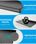 Beefy Heavy Duty Wall Shelves 2 Pack, Large Wall Mounted Garage Shelves 23.5 By 12 Inches, Waterproof Steel Rack with 75 lb capacity.