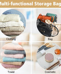Clear Handbag Storage Organizer Kit With 16 S Hooks In 4 Sizes For Clutches Totes Wallets Moisture Proof Dust Proof