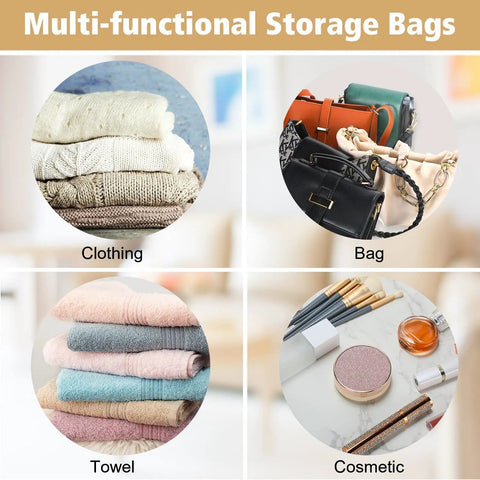 Clear Handbag Storage Organizer Kit With 16 S Hooks In 4 Sizes For Clutches Totes Wallets Moisture Proof Dust Proof
