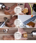 Beast Mode Lapidary Rock Saw Machine 110V 750W in use for wood sanding, jade polishing, cutting, drilling with adjustable speed