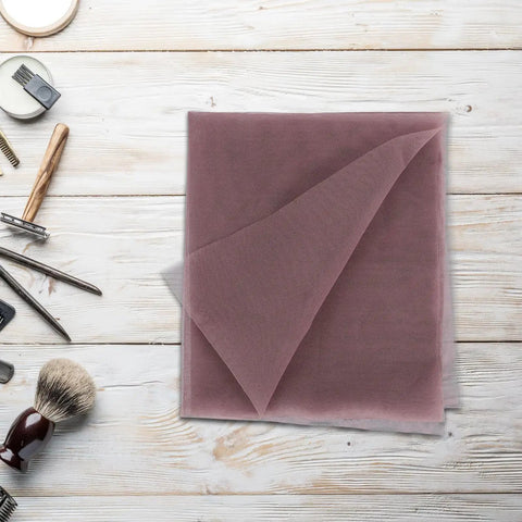 Lace Netting For Wig Making And Repair Half Yard Breathable Wig Cap Mesh With Smooth Edges Natural Scalp Appearance Hair Net For DIY Wig Caps Easy Cut And No Hemming Gentle On Sensitive Skin, folded pink lace mesh