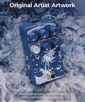 Artist-designed Limbo Stereo Reverb Pedal With Shimmer Tide And Freeze Nine Ambient Effects for electric guitar, bass, synth.