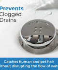 Kick Clogged Tubs To The Curb With This Game Changing Hair Catcher Combo Pack Features A Silicone Stopper Fits Any Standard Bathtub.