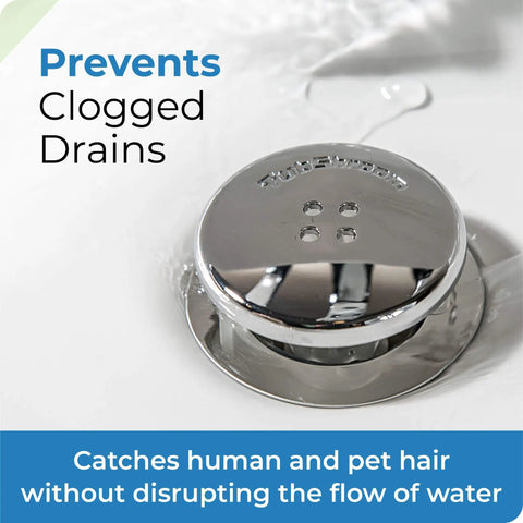 Kick Clogged Tubs To The Curb With This Game Changing Hair Catcher Combo Pack Features A Silicone Stopper Fits Any Standard Bathtub.