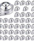 40 Pack 1-Inch Ball Caster Rollers With 360-Degree Rotation For Furniture, Truck Bed, Workshop And Heavy Equipment