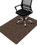 Office Chair Mat For Hardwood And Tile Floors 48 By 36 Inches Large Anti Slip Desk Chair Mat For Rolling Chairs Hard Floor Protector For Home Office Coffee Color Not For Carpet.