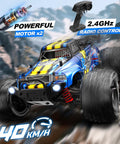 Rad 1 To 16 Scale RC Car For Adults And Kids 4x4 All Terrain Off Road Truck Reaching 40 KPH Dual 280 Motors 2.4 GHz Remote