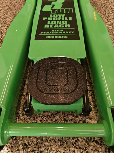 Replacement Saddle Pad For Daytona Low Profile 3 Ton Jack Long Reach Not Superduty Green Color Durable Jack Pad Upgrade