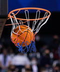 18 Inch Wall Mounted Basketball Rim With Net And Double Spring, Heavy Duty Q235 Steel Replacement Hoop For Indoor And Outdoor Play