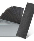 24 Piece Sandpaper Set With 12 Grits From 120 To 3000 Wet Dry Silicon Carbide Sheets For Metal Wood Auto Refinishing