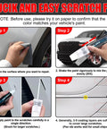 Bright White Touch Up Paint PW7 GW7 For Dodge Ram 2 In 1 Scratch Repair Pen Kit With Disposable Micro Applicators instructions