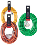 Heavy Duty Cord Straps Set With Grommets, Assorted Small Medium Large, Easy Hang Hook And Loop Organizer For Extension Cords