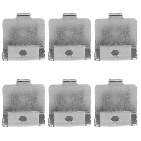 Heavy Duty Freezer Clips and Refrigerator Shelf Brackets Set 50 100 Pack Metal Buckles for Fridge Organization