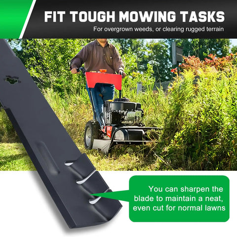 YTH22V46 46 Inch Mulching Replacement Mower Blades For Husqvarna And Compatible Models With Five Star Mounting Pattern