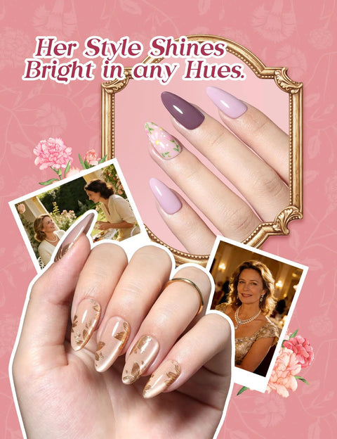 Soft Pink Purple Nude Cat Eye Gel Nail Polish Set With Five Colors HEMA Free And TPO Free Soak Off UV LED Kit Gift